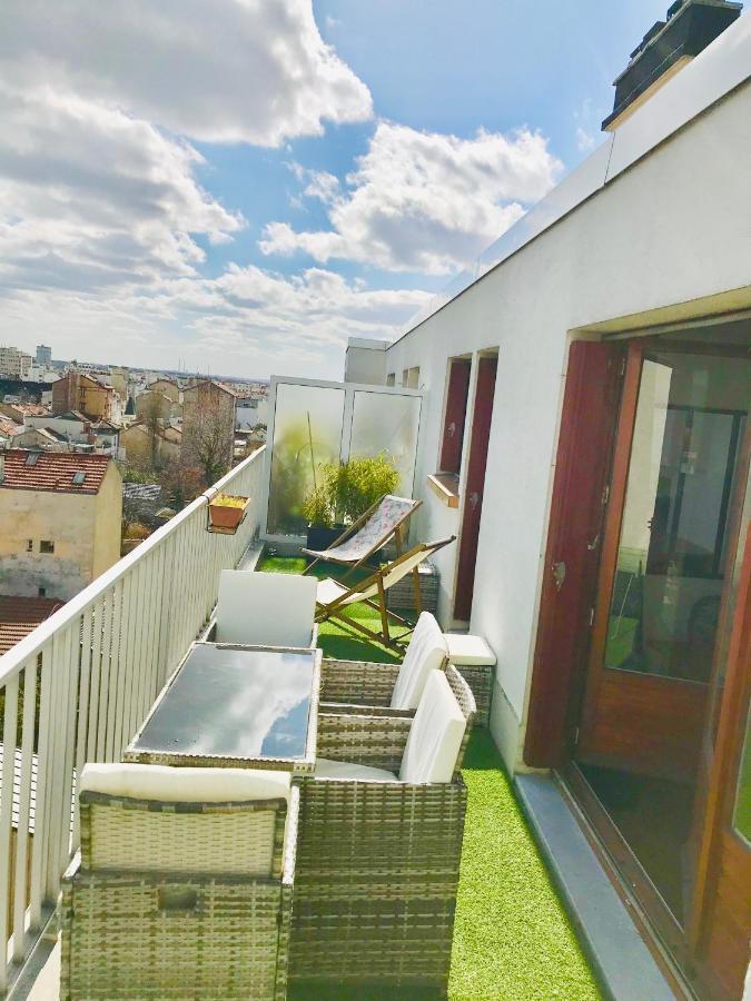 Superior Apartment - Last Floor With Nice View - Next To Metro Croix De Chavaux Line 9 Montreuil  Exterior photo
